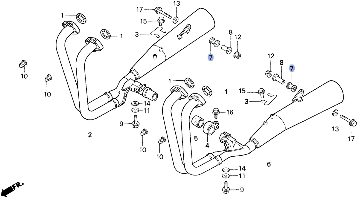 Honda OEM part 18421-438-000