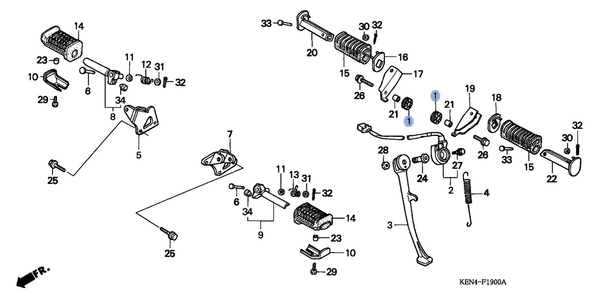 Honda OEM part 18421-KR3-000
