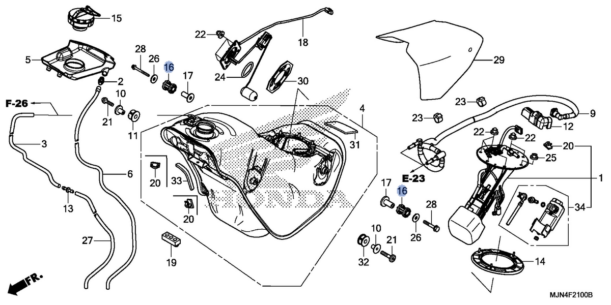 Honda OEM part 18421-KV3-950