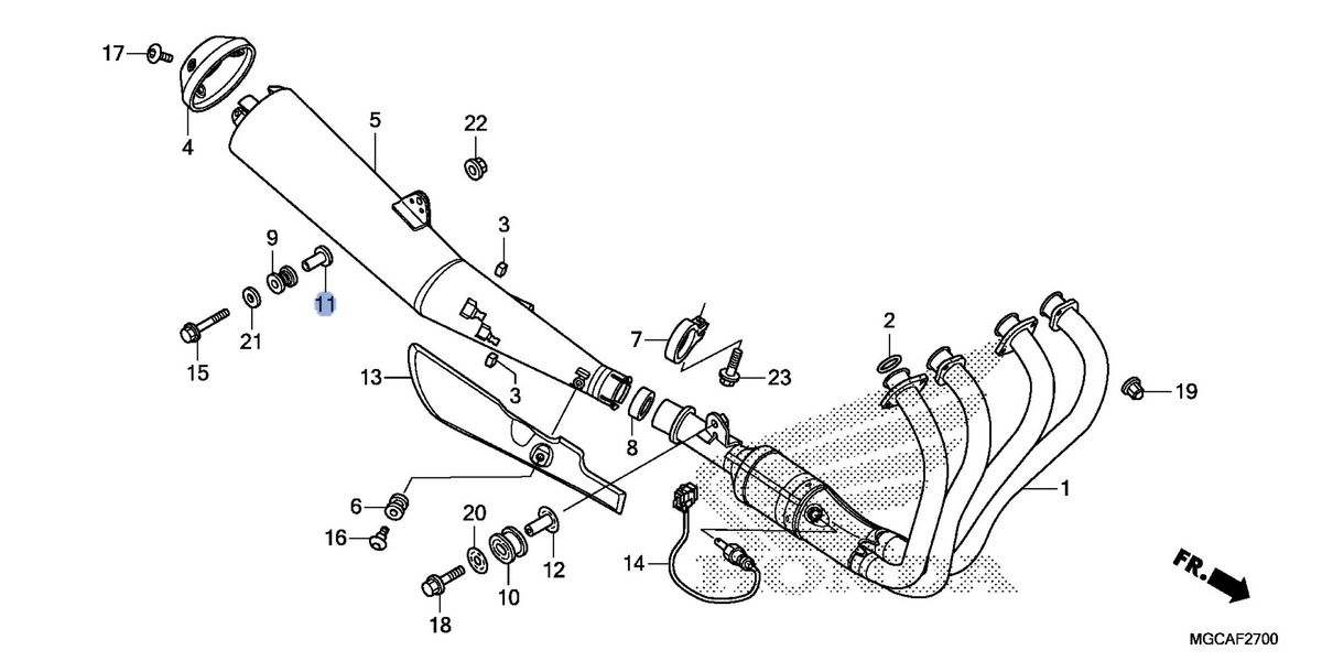 Honda OEM part 18422-MGC-N20
