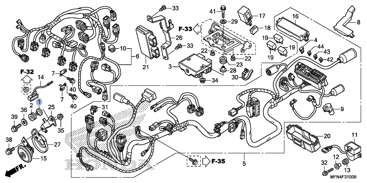 Honda OEM part 18422-MR1-000