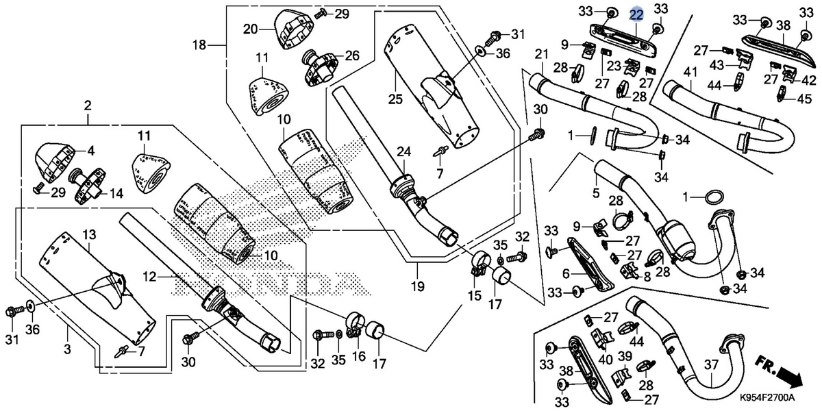 Honda OEM part 18423-K95-A20