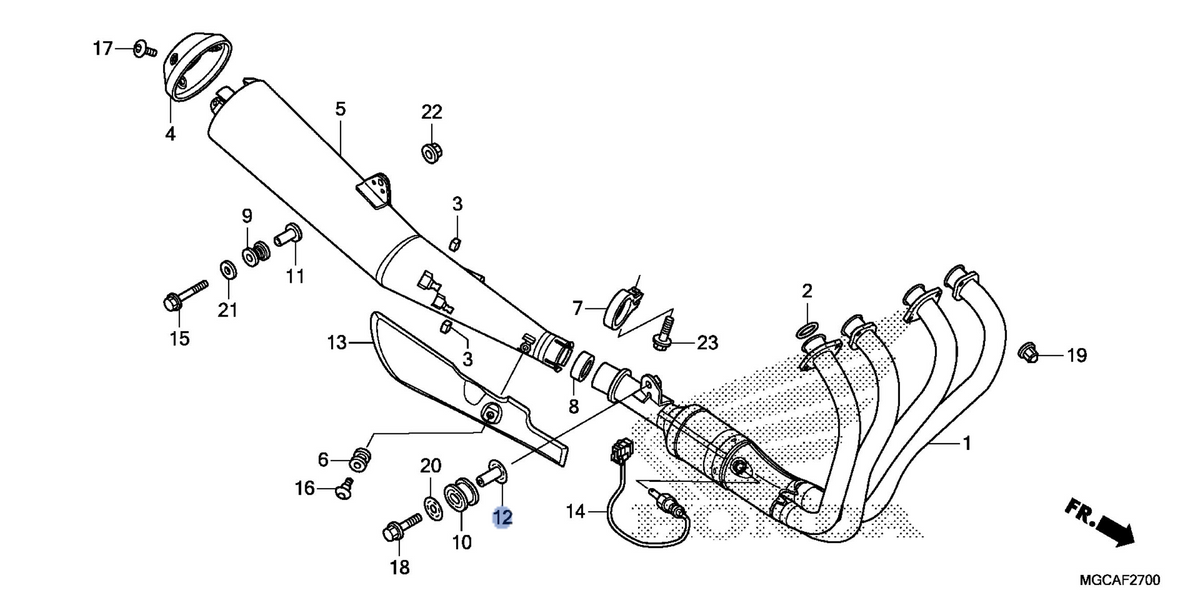 Honda OEM part 18423-MGC-N20