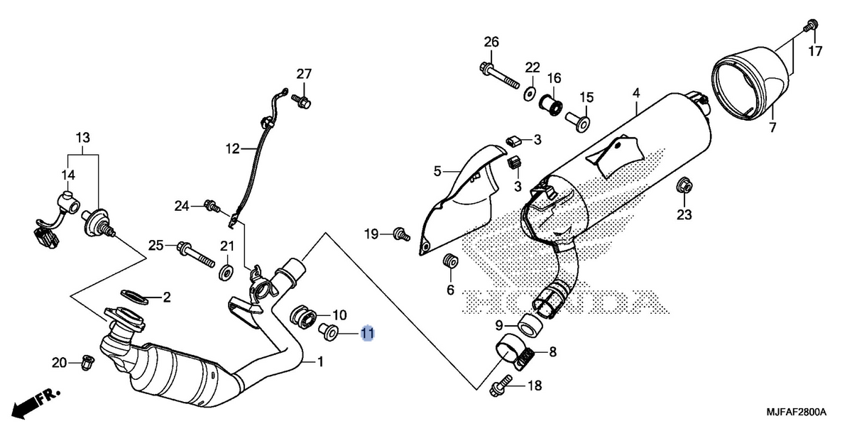 Honda OEM part 18423-MGS-D30