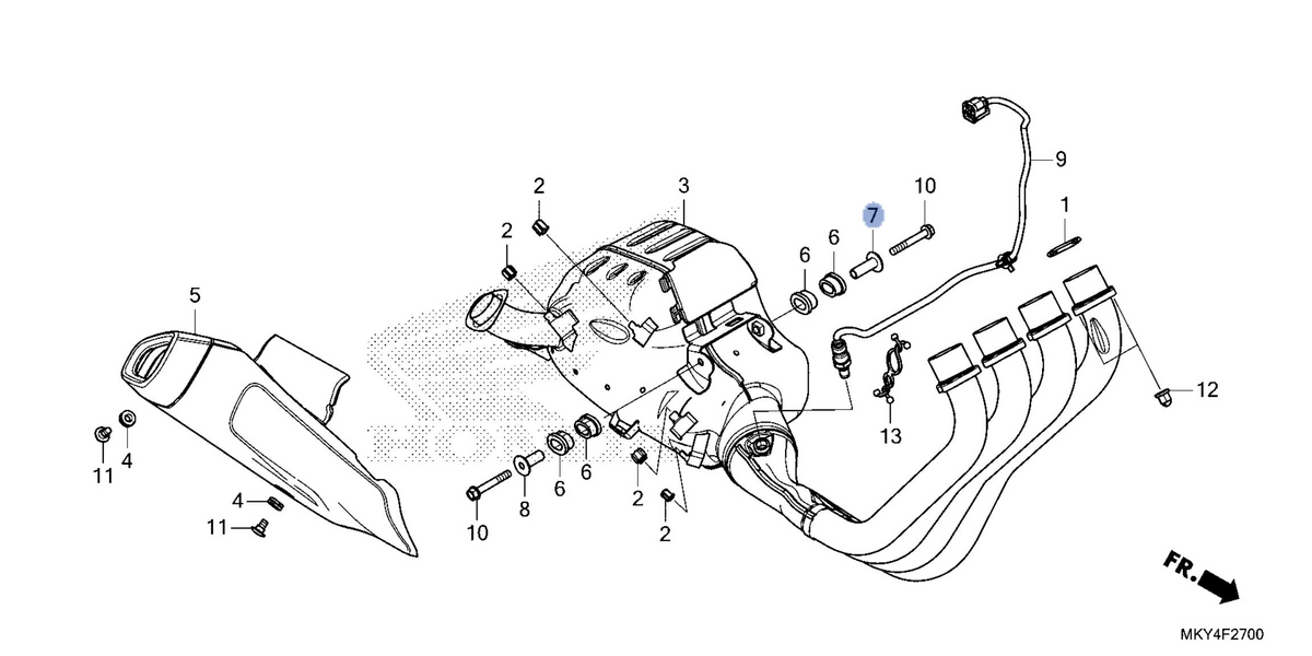 Honda OEM part 18423-MKN-D50
