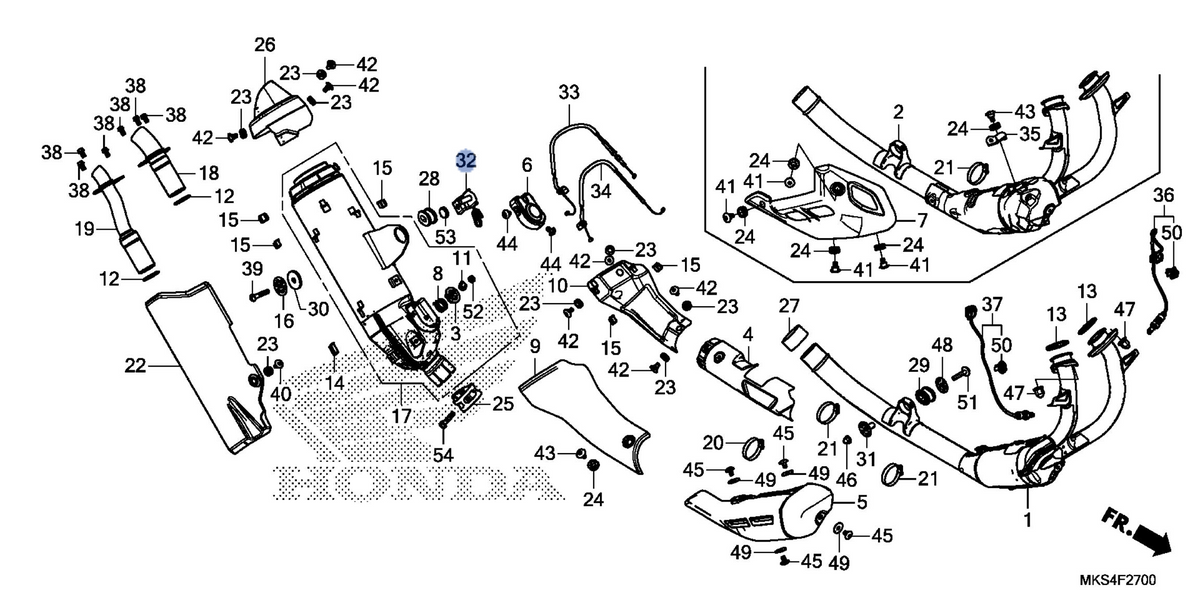 Honda OEM part 18423-MKS-E20