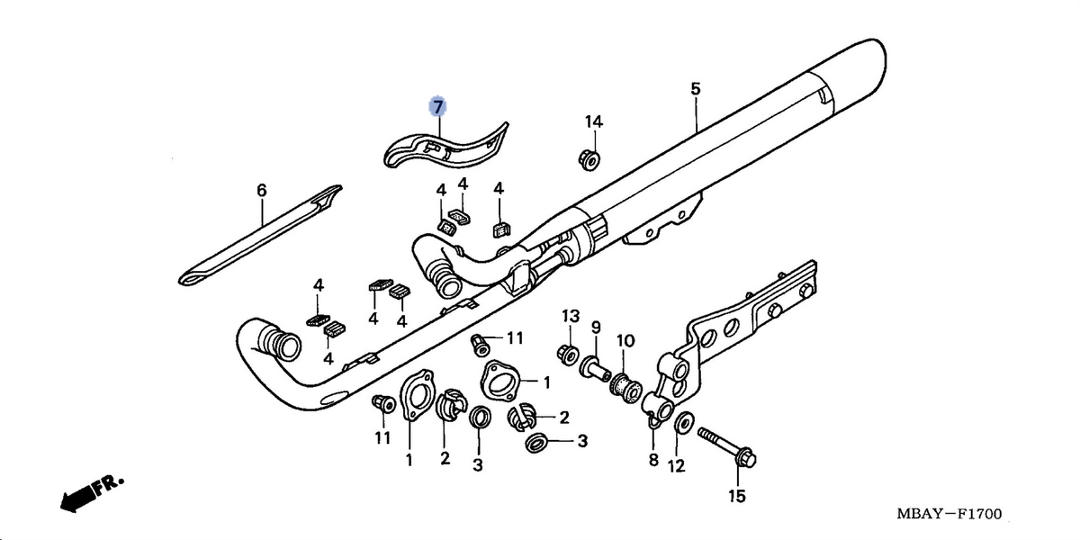 Honda OEM part 18424-MBA-003