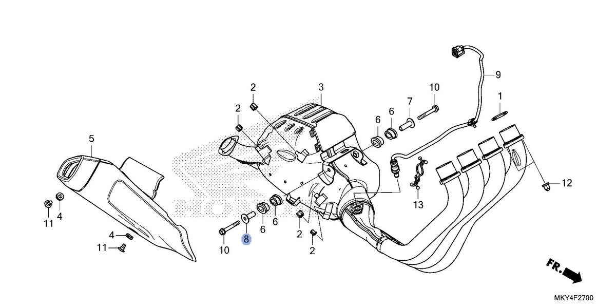 Honda OEM part 18424-MKN-D50
