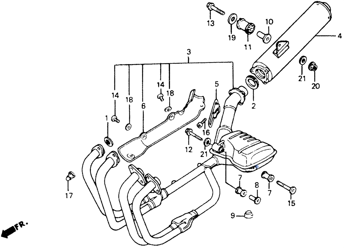 Honda OEM part 18424-MN5-000