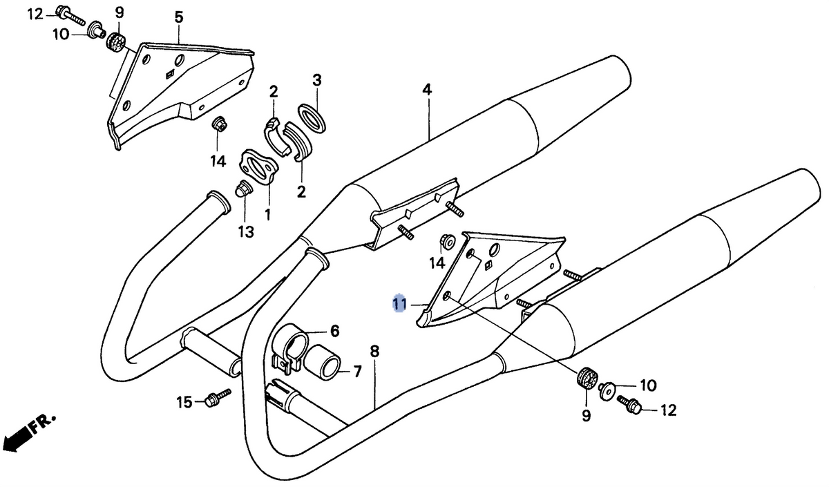 Honda OEM part 18425-KR3-950ZA