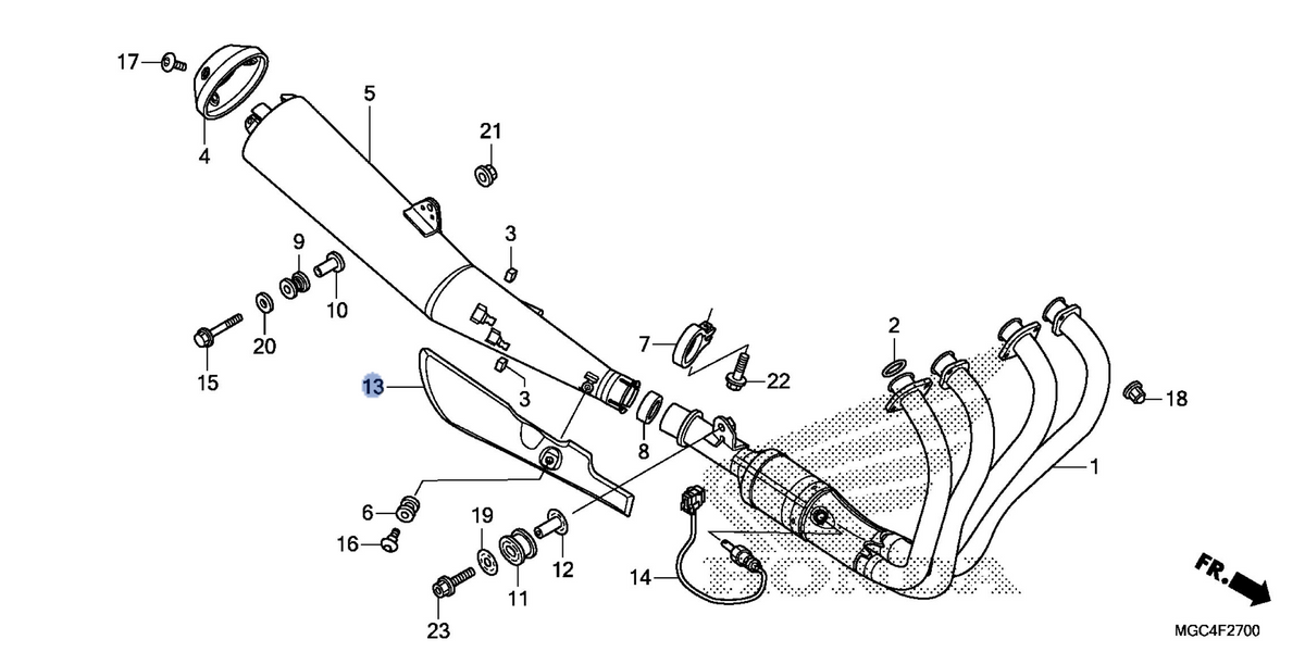 Honda OEM part 18425-MGC-000