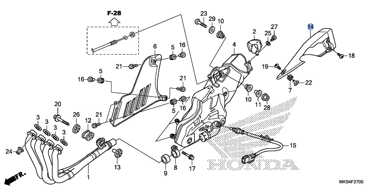 Honda OEM part 18425-MGP-D00