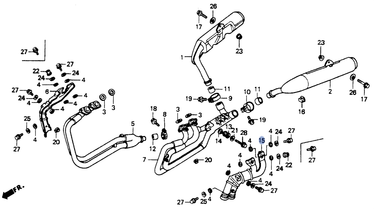 Honda OEM part 18425-MY3-000