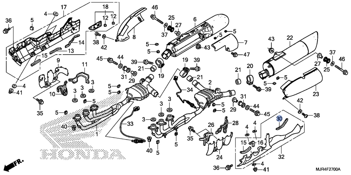 Honda OEM part 18429-MCA-A20