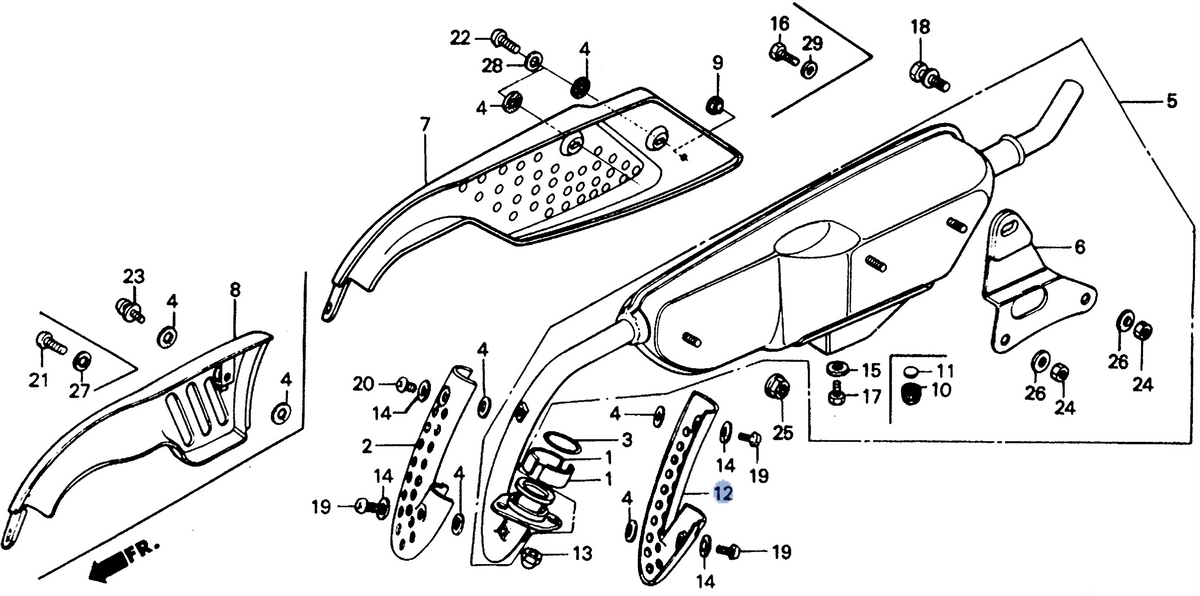 Honda OEM part 18450-181-000ZC