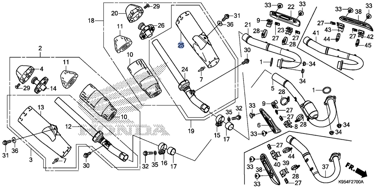 Honda OEM part 18461-K95-A20