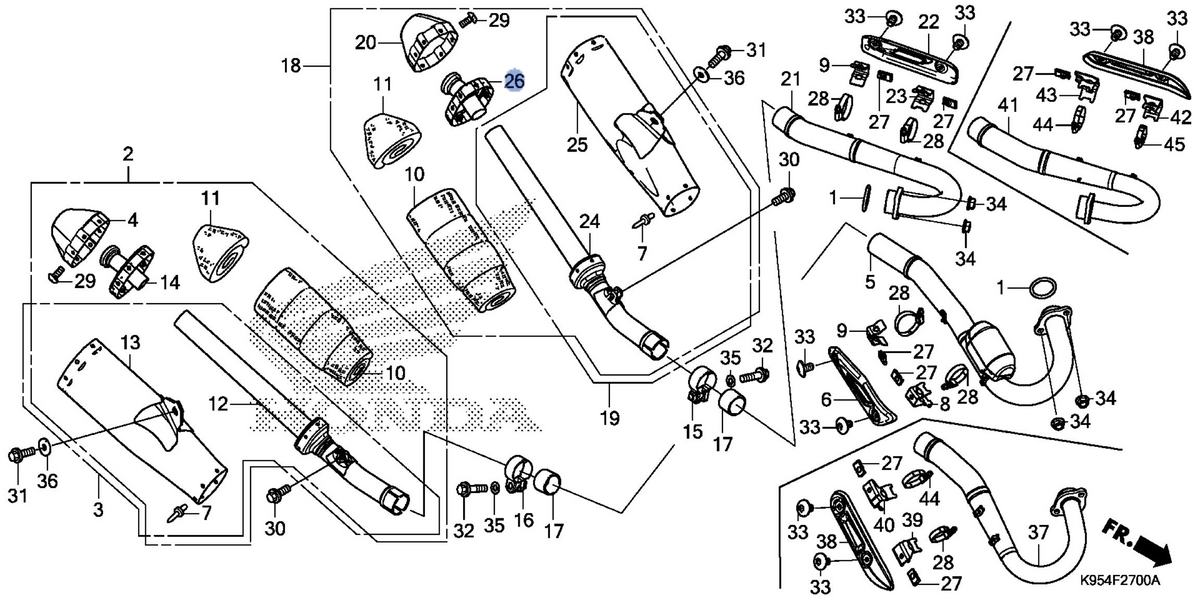 Honda OEM part 18462-K95-A20