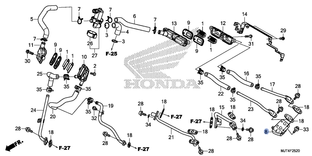Honda OEM part 18555-MJT-E00