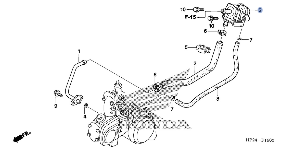 Honda OEM part 18600-HP2-771