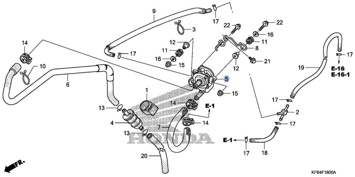 Honda OEM part 18600-KFB-841