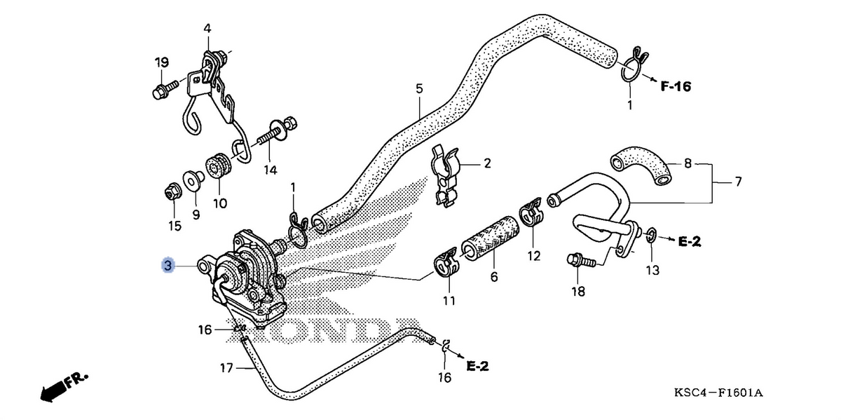 Honda OEM part 18600-KSC-771