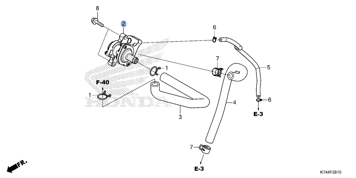 Honda OEM part 18600-KWP-901