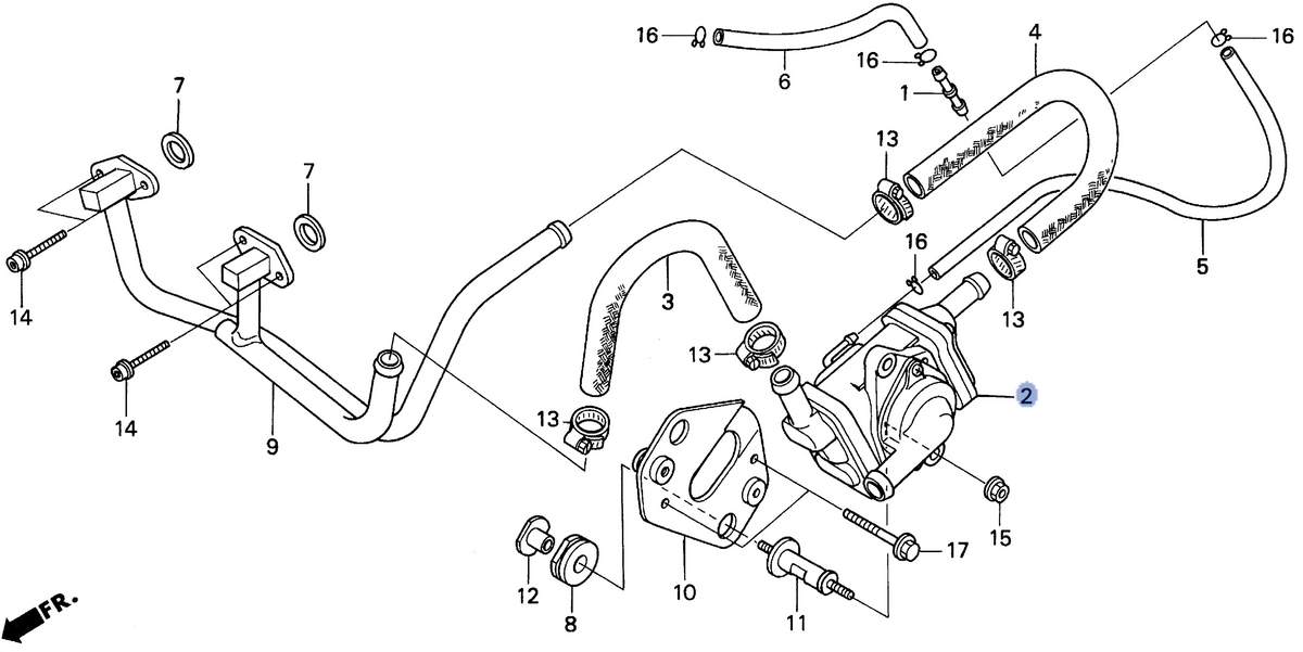 Honda OEM part 18600-MY6-671