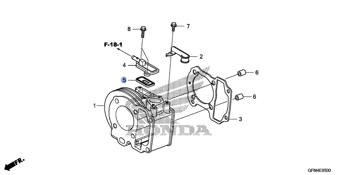 Honda OEM part 18601-GFM-890