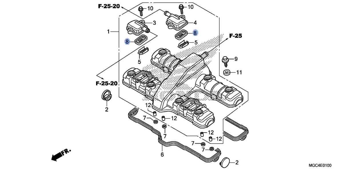 Honda OEM part 18601-KEA-741