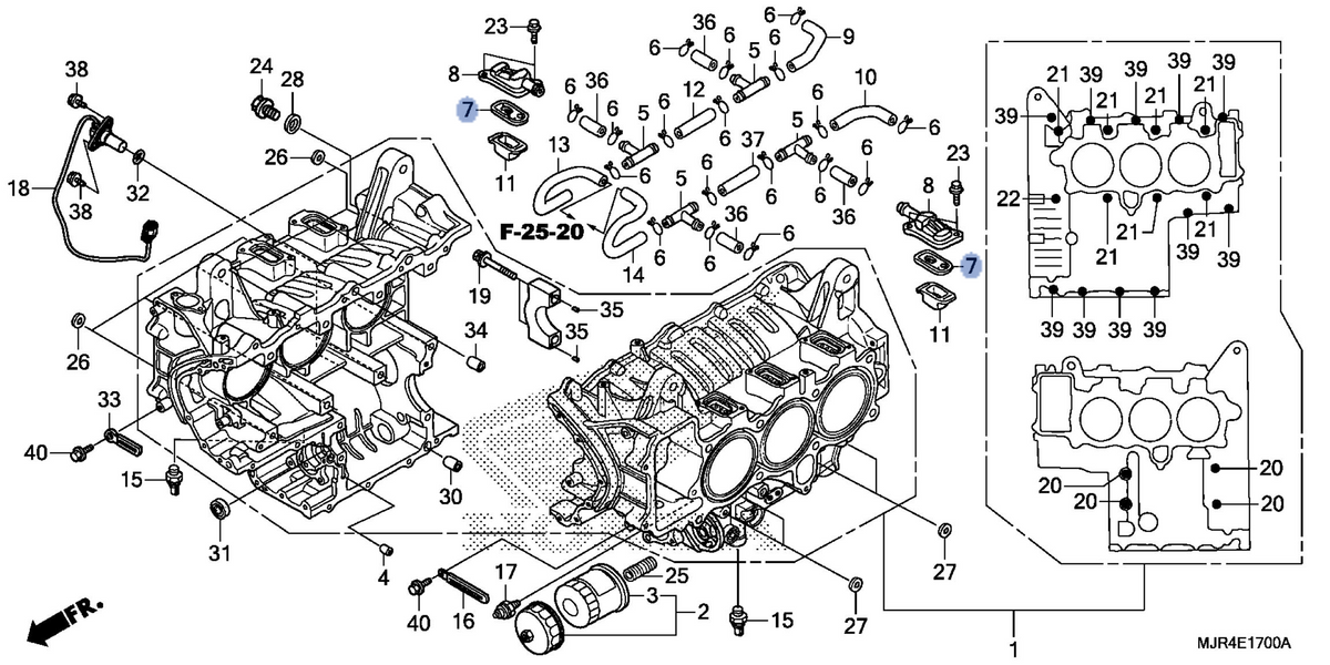 Honda OEM part 18601-KGB-611