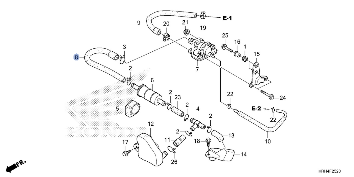 Honda OEM part 18601-KRH-D20