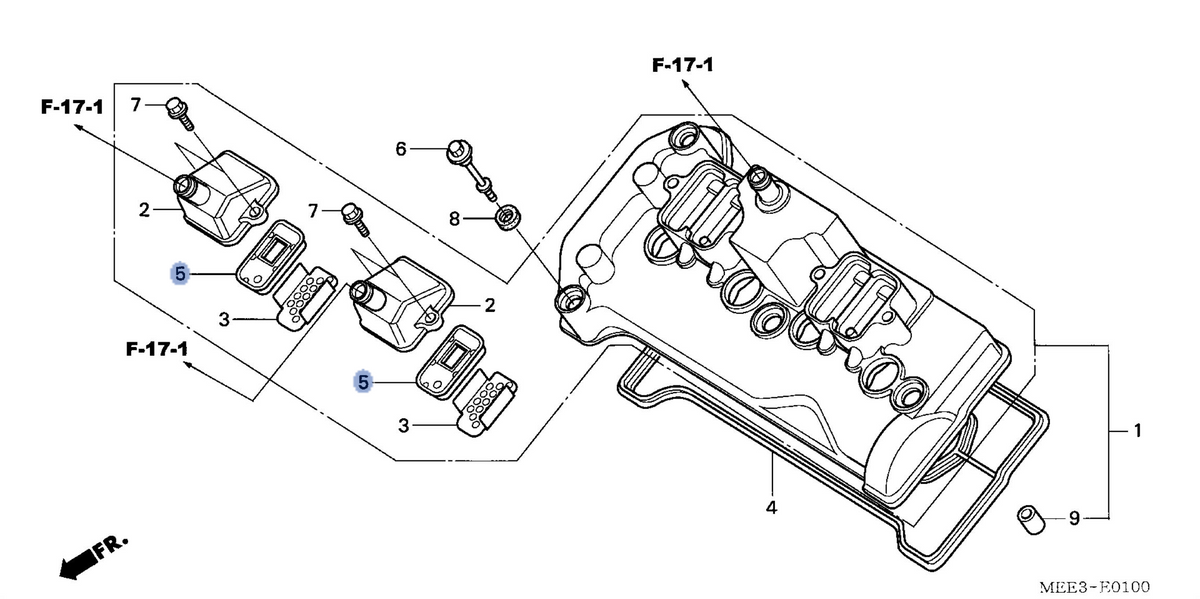 Honda OEM part 18601-MCJ-003