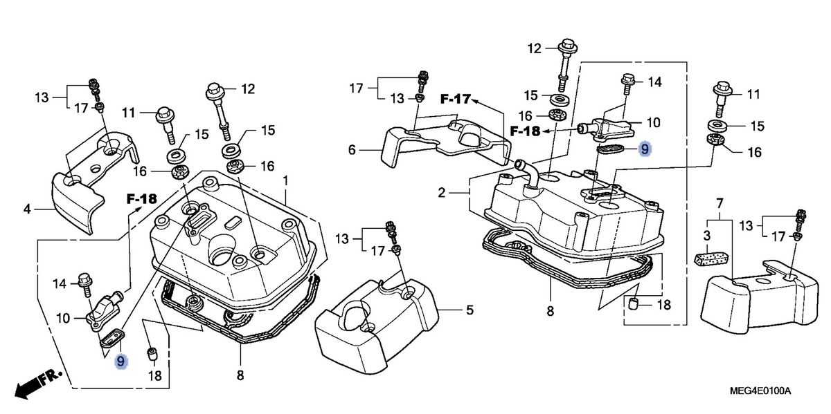 Honda OEM part 18601-MEG-901