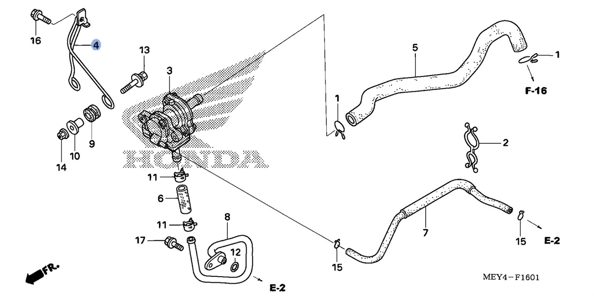 Honda OEM part 18601-MEY-720