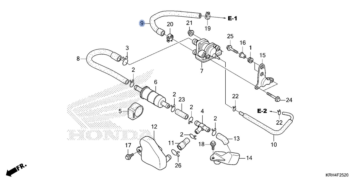 Honda OEM part 18602-KRH-A00