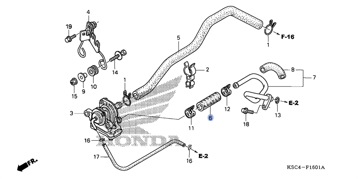 Honda OEM part 18603-KSC-770