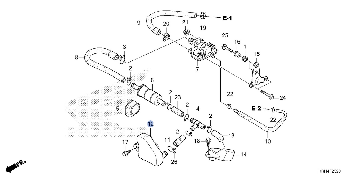 Honda OEM part 18610-KRH-D20