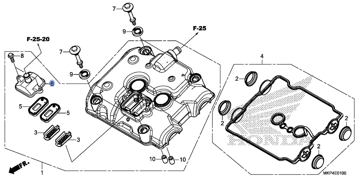 Honda OEM part 18612-MGZ-J00