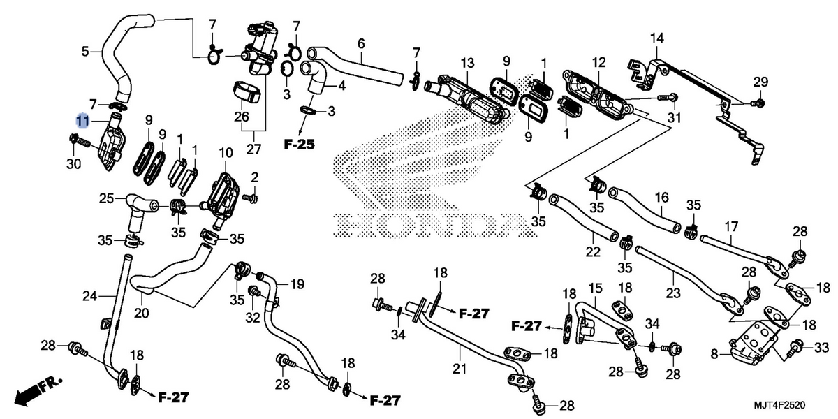 Honda OEM part 18612-MJT-E00