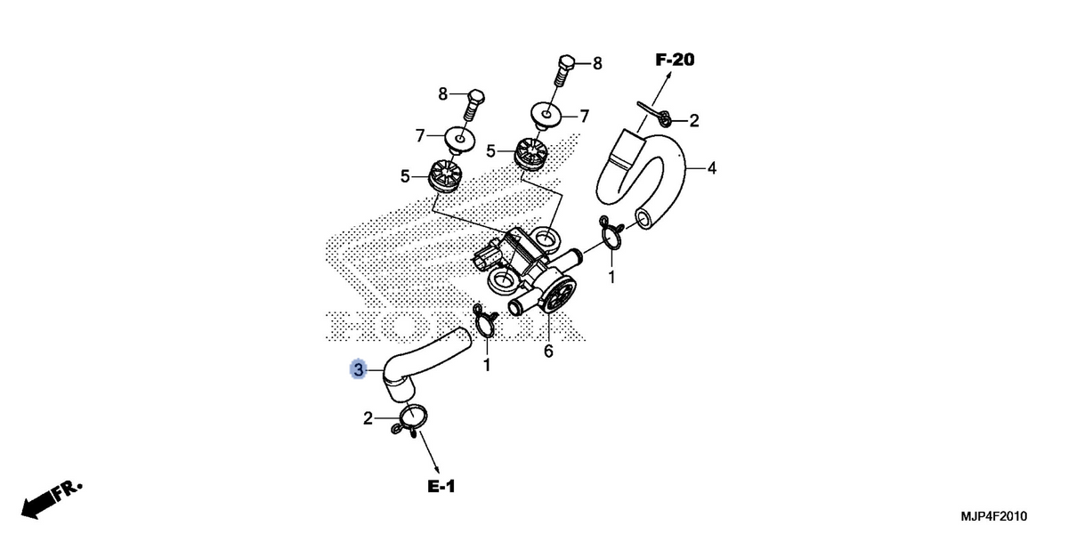 Honda OEM part 18613-MJP-G50
