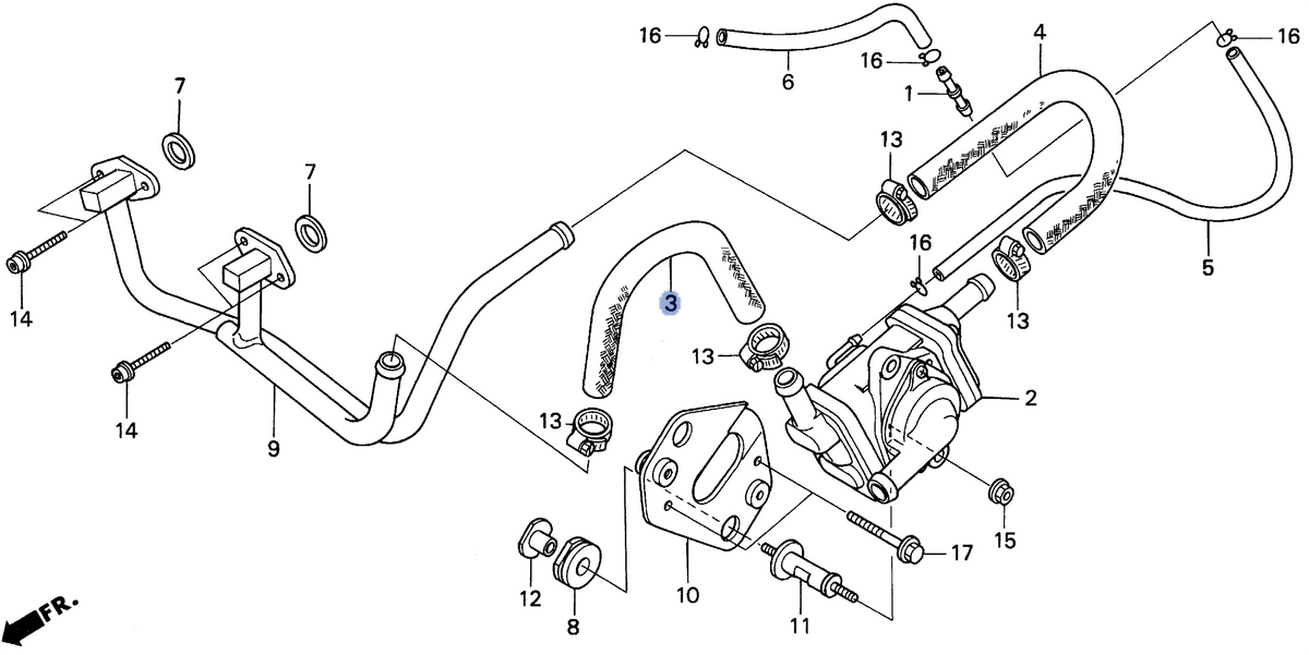 Honda OEM part 18616-MW2-970