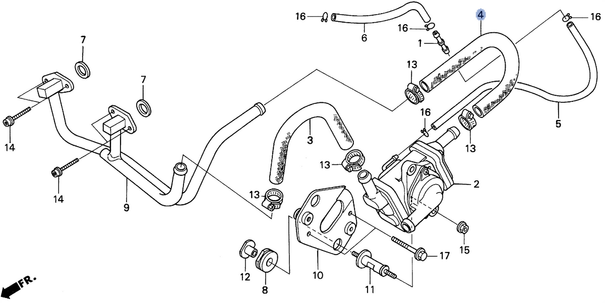 Honda OEM part 18617-MW2-970