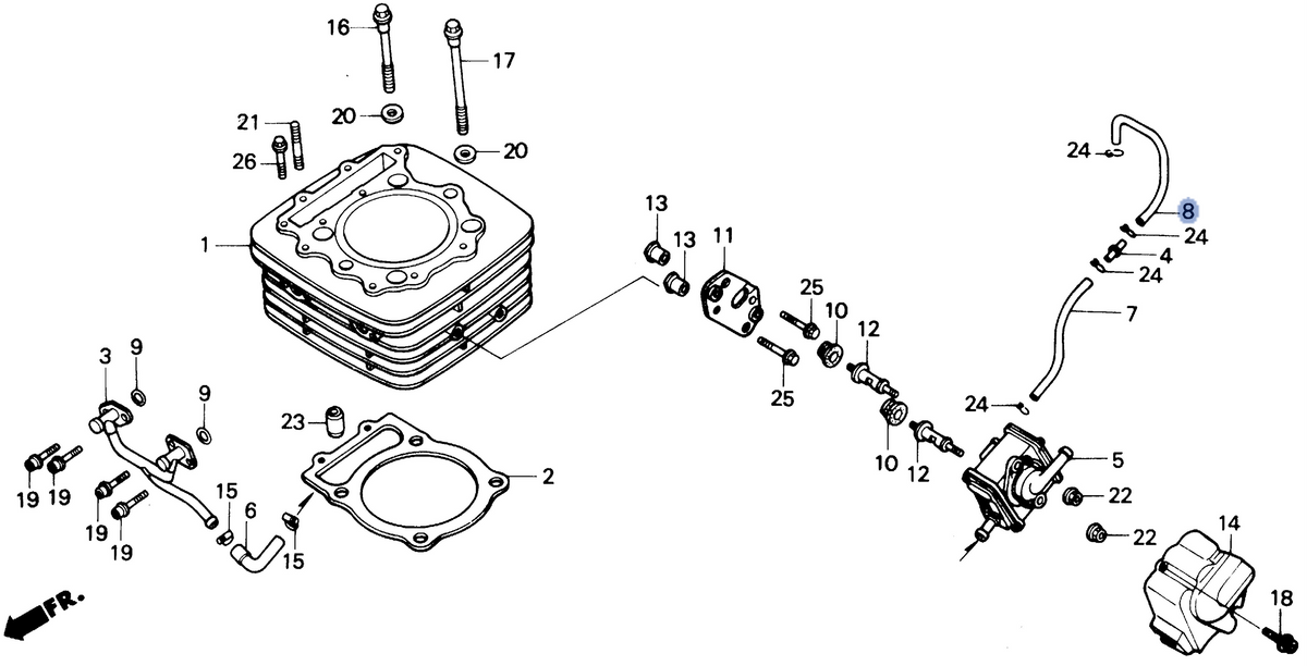 Honda OEM part 18619-MN9-740
