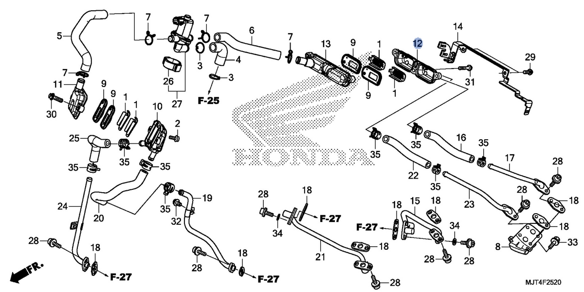 Honda OEM part 18620-MJT-E00
