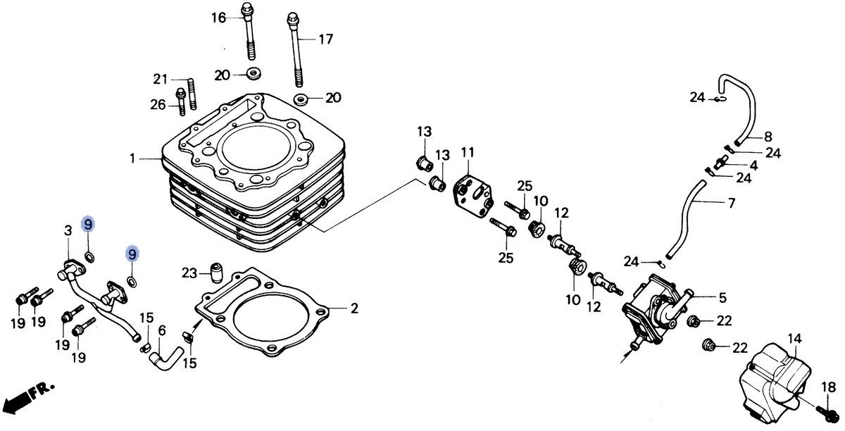 Honda OEM part 18621-MS6-930