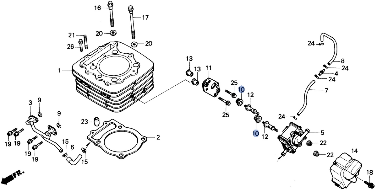 Honda OEM part 18628-MF5-860