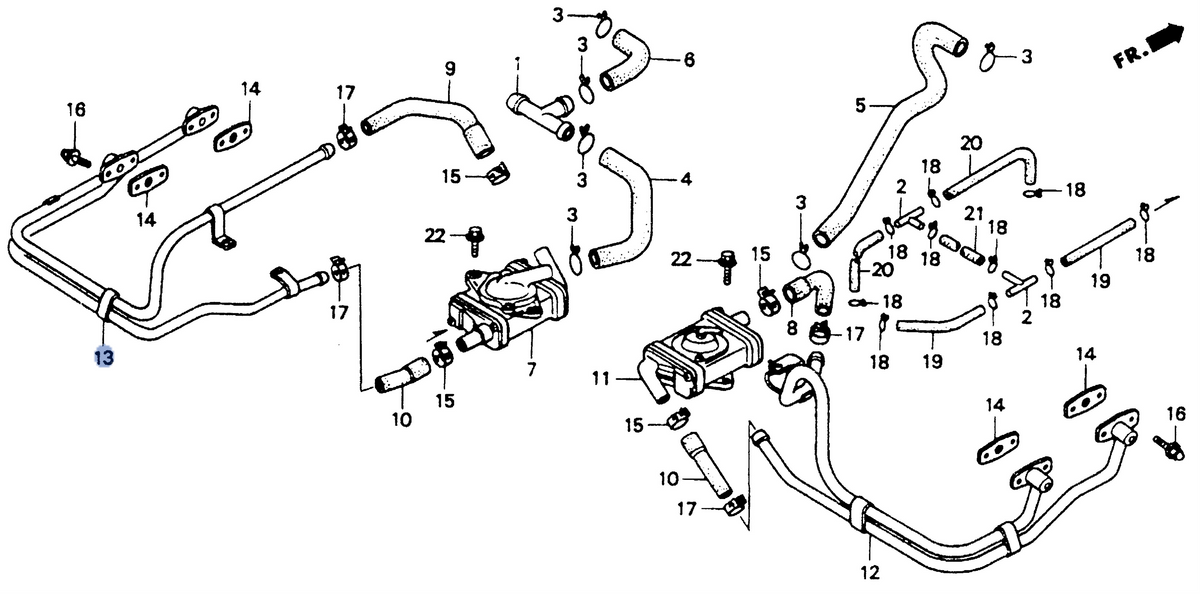 Honda OEM part 18645-MT3-730