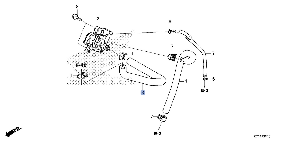 Honda OEM part 18651-K74-A00