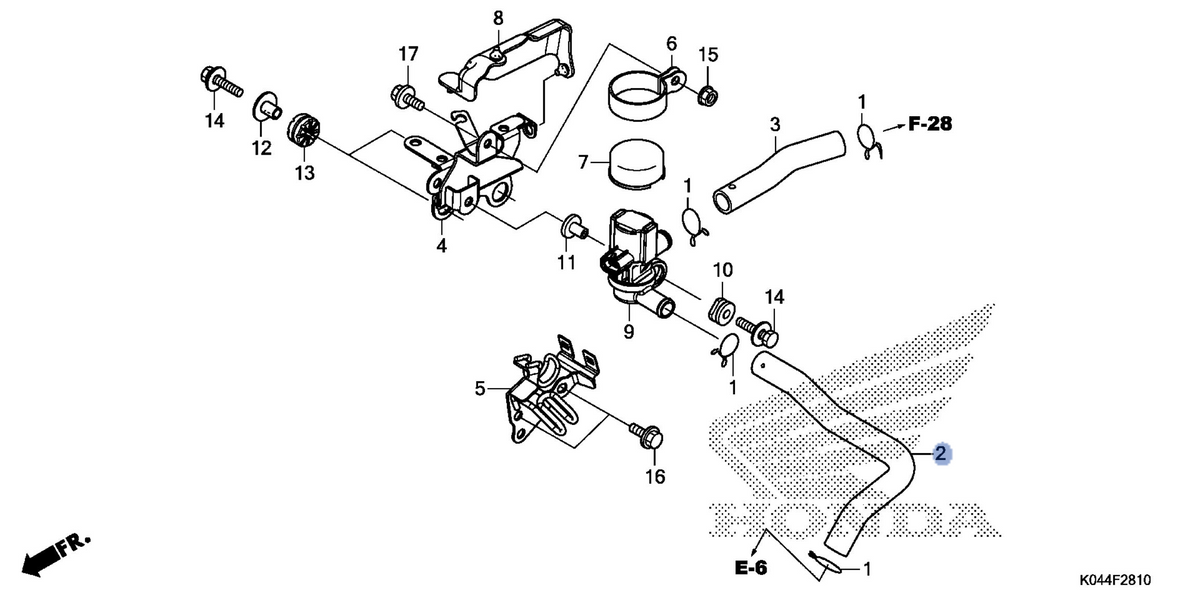 Honda OEM part 18651-KTW-900