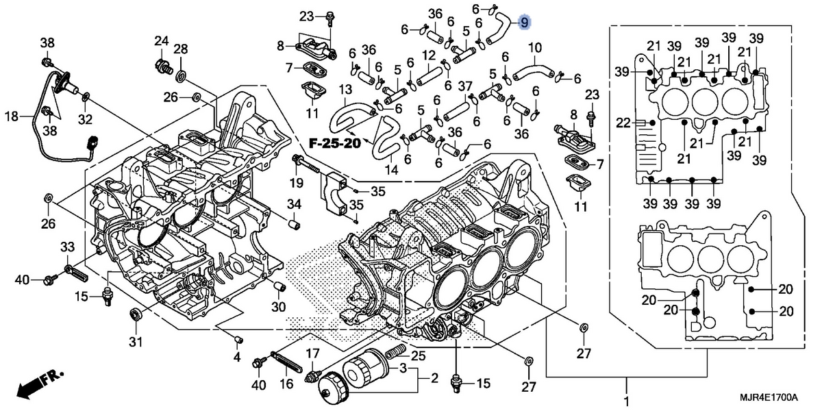 Honda OEM part 18651-MCA-780